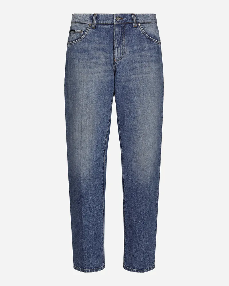 Dolce & Gabbana Jeans Classic Aus Blauem Denim - Mann Jeans Mehrfarbig Mehrfarbig