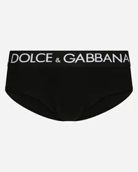 Dolce & Gabbana Two-pack cotton jersey Brando briefs Schwarz