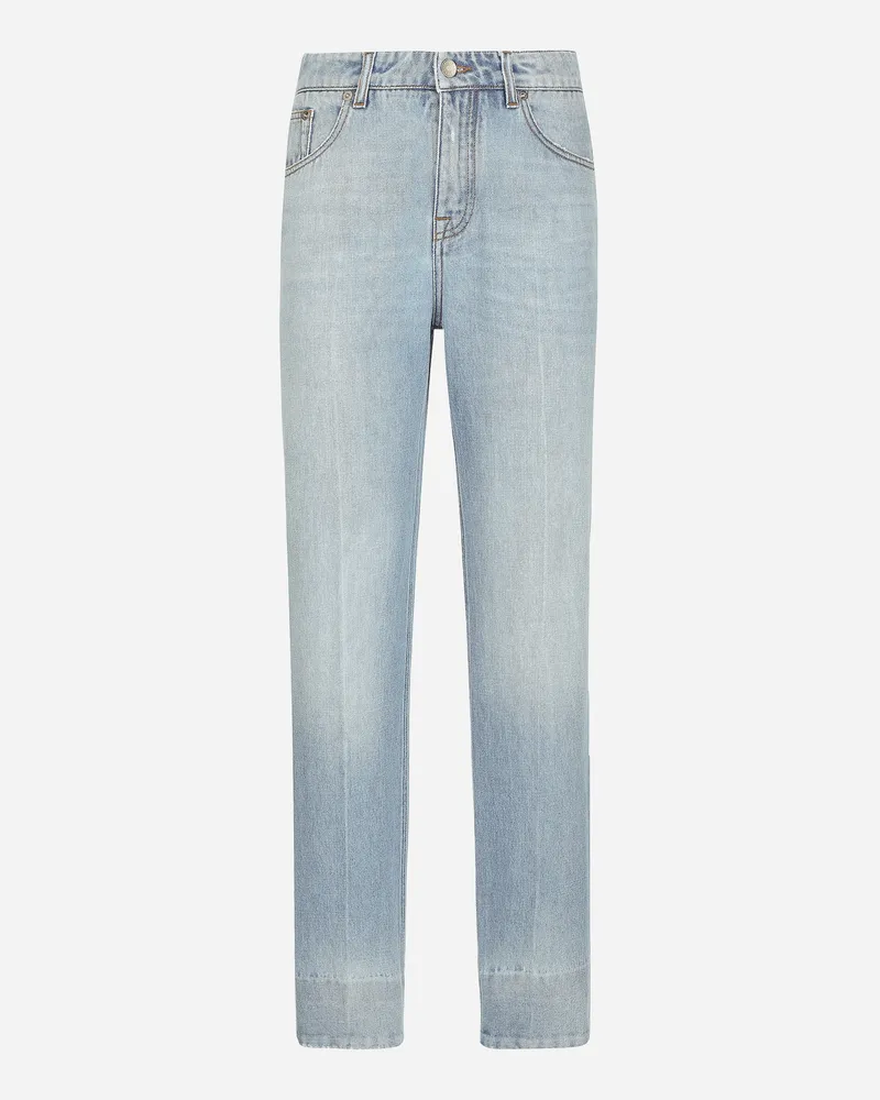 Dolce & Gabbana Jeans Aus Denim - Frau Denim Mehrfarbig Blau