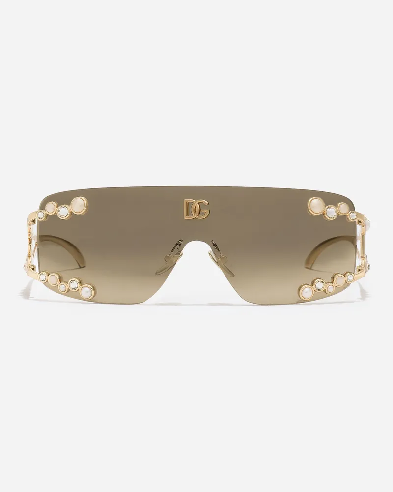 Dolce & Gabbana Sonnenbrille Dg Filo - Frau Collection Gold Gold