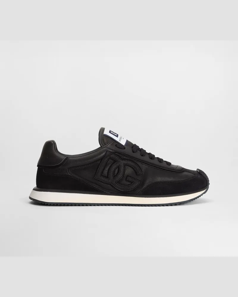 Dolce & Gabbana Dg Cushion Calfskin Sneaker - Mann Sneakers Blue Blue