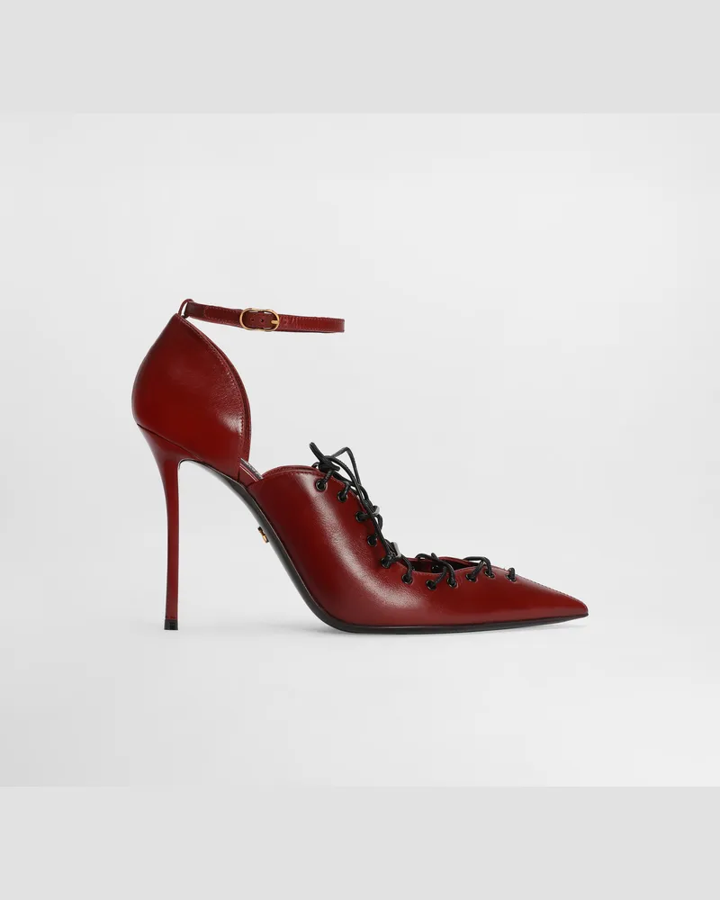 Dolce & Gabbana Pumps Aus Kalbsleder - Frau Collection Rot Rot