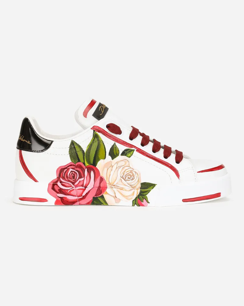 Dolce & Gabbana Sneaker Portofino Limited Edition - Frau Weiss Weiss