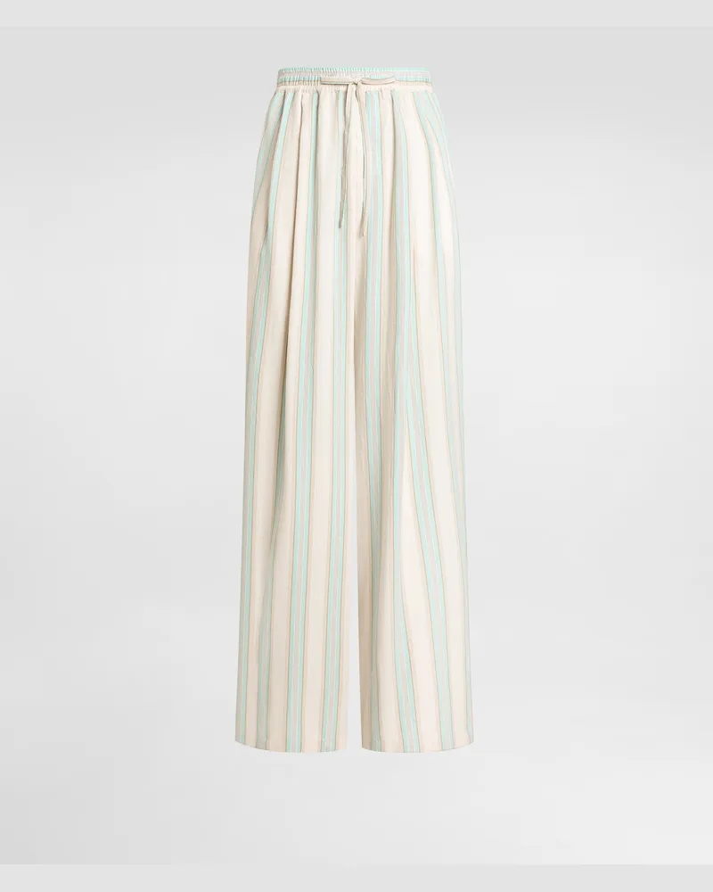 Dolce & Gabbana Striped Canvas Vanity Trousers - Mann Hosen Und Shorts #n/d Mehrfarbig