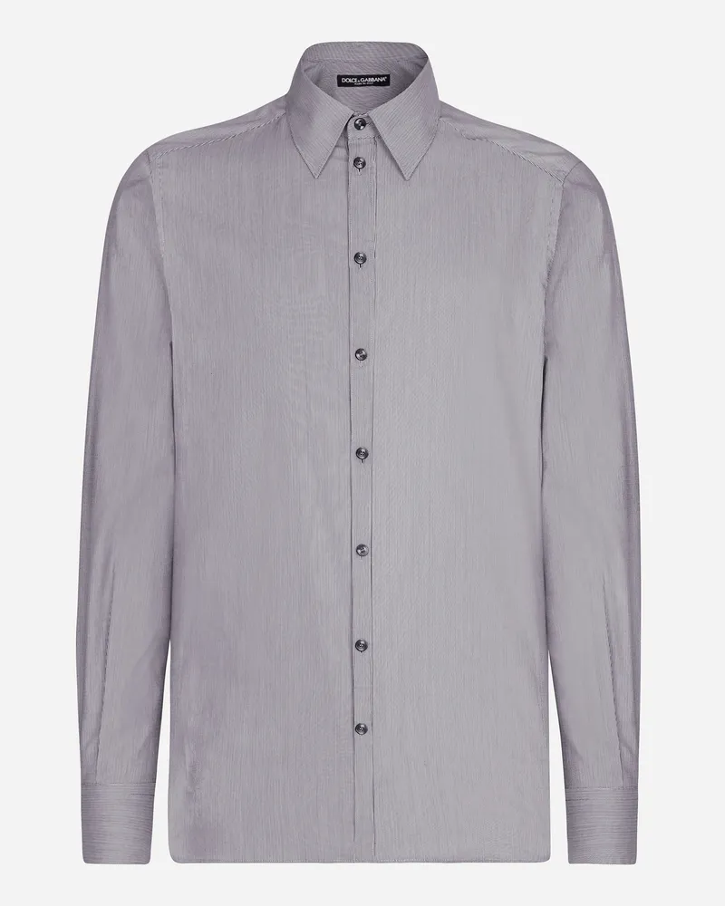 Dolce & Gabbana Hemd Martini Fit Aus Baumwolle - Mann Hemden #n/d Weiss
