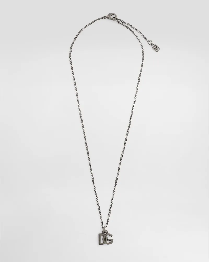 Dolce & Gabbana Halskette Dg-logo - Mann Bijoux Rot Metall Rot
