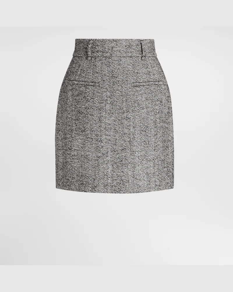 Dolce & Gabbana Minirock Aus Wolle - Frau Röcke Multicolor Multicolor