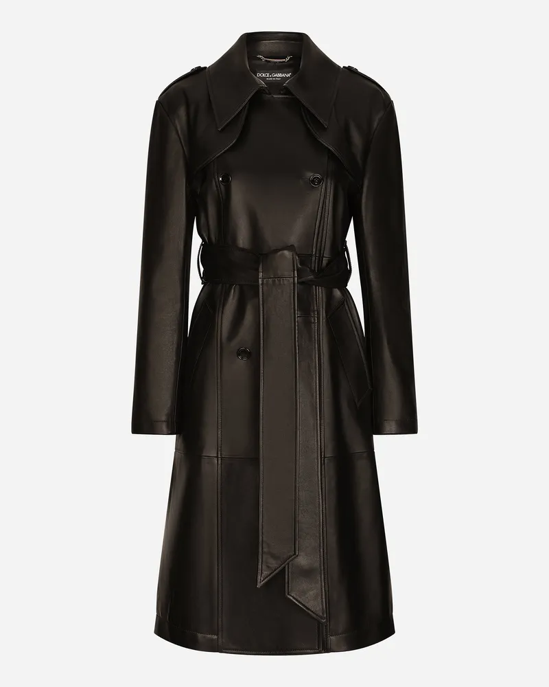 Dolce & Gabbana Cappotto - Frau Mäntel Und Jacken Schwarz Schwarz