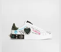 Portofino Calfskin Sneakers - Mann Sneakers Multicolor