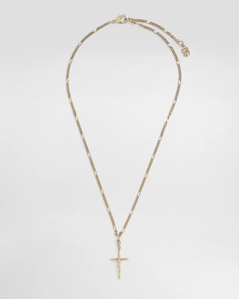 Dolce & Gabbana Cross Necklace - Mann Bijoux Gold Metall Gold