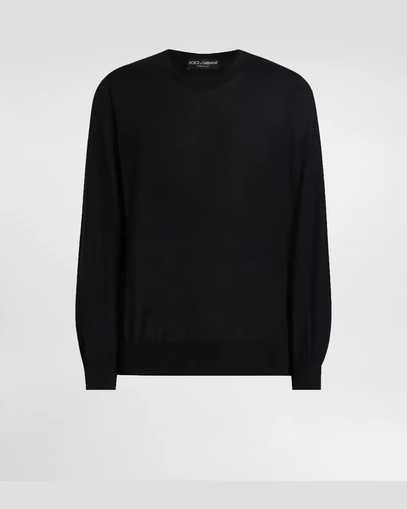Dolce & Gabbana Pullover Aus Kaschmir - Mann Strickwaren Blau Blau