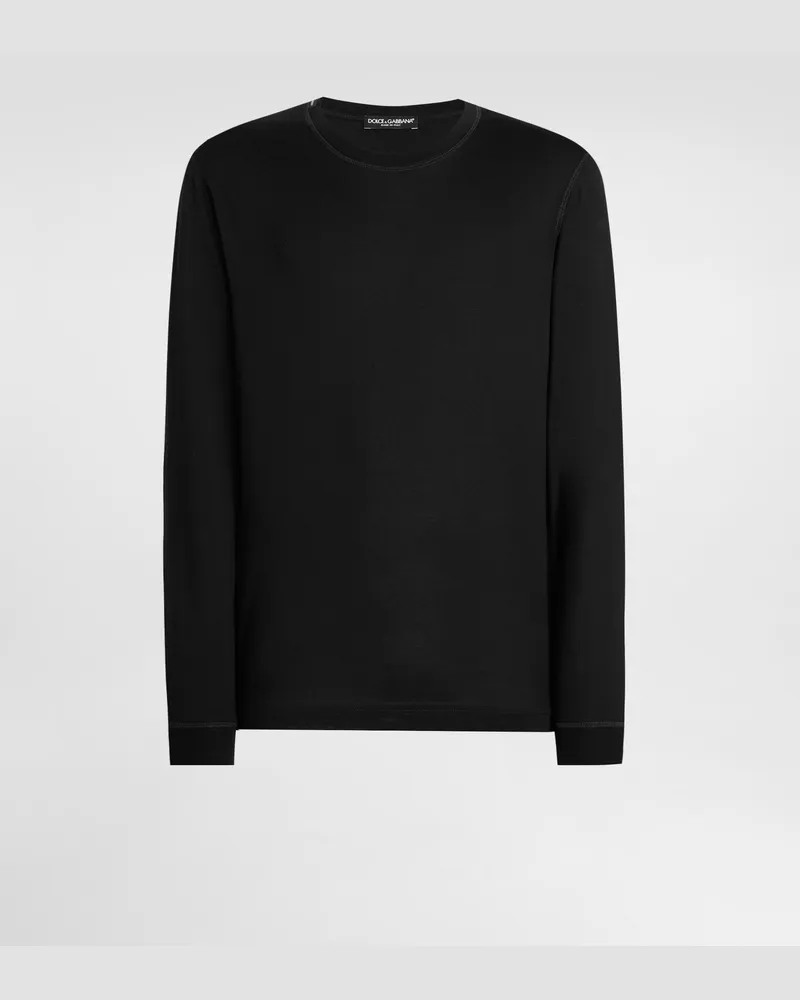 Dolce & Gabbana Cotton T-shirt - Mann T-shirts Und Polos Schwarz Baumwolle Black