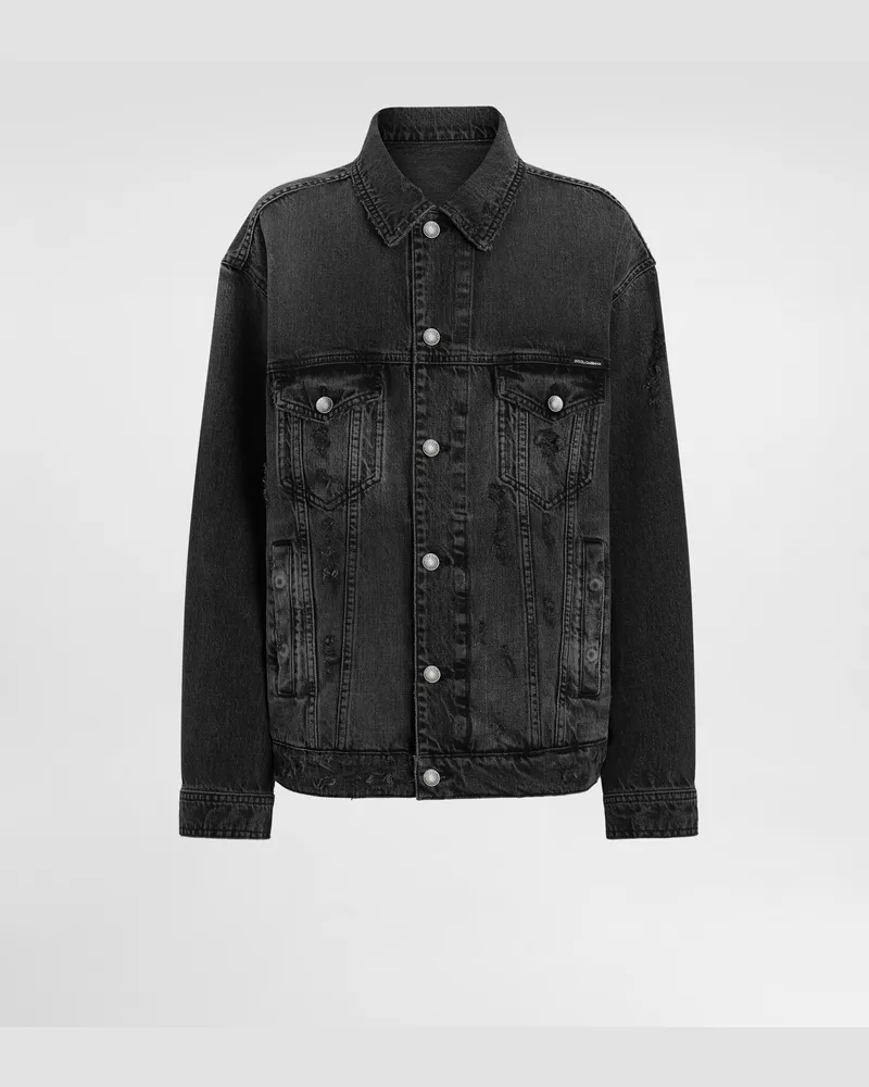 Dolce & Gabbana Jeansjacke - Frau Denim Mehrfarbig Mehrfarbig