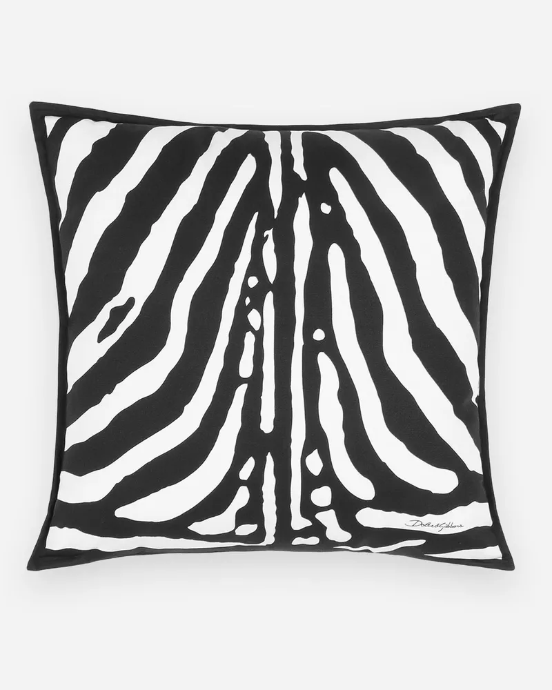 Dolce & Gabbana Canvas Cushion Small - Kleine Kissen Multicolor Multicolor