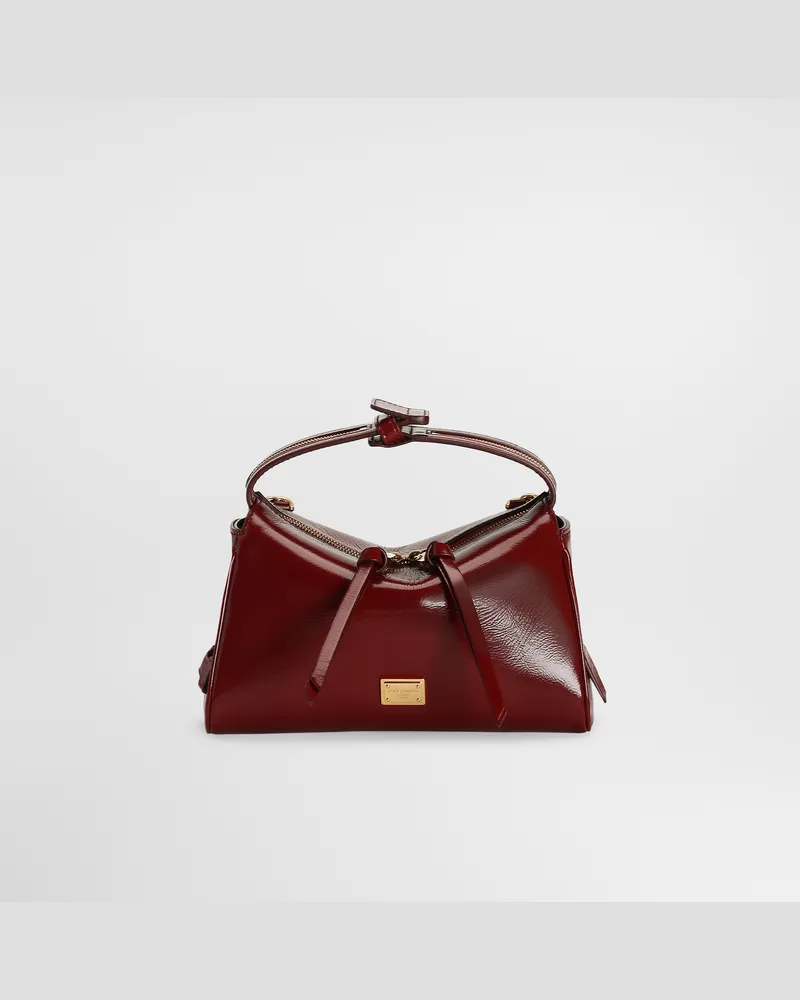 Dolce & Gabbana Vittoria Calfskin Handbag - Frau Collection Rot Rot