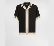 Logo And Stripe-print Hawaii Shirt - Mann Hemden Multicolor