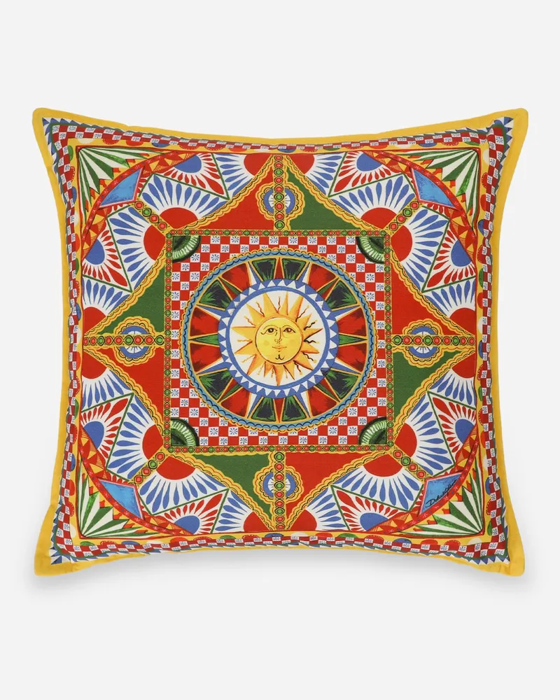 Dolce & Gabbana Outdoor-kissen Aus Acrylgewebe - Outdoor-kissen Mehrfarbig Mehrfarbig