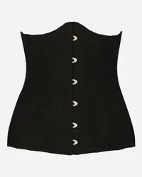 Dolce & Gabbana Bustier-gürtel aus baumwolle Schwarz