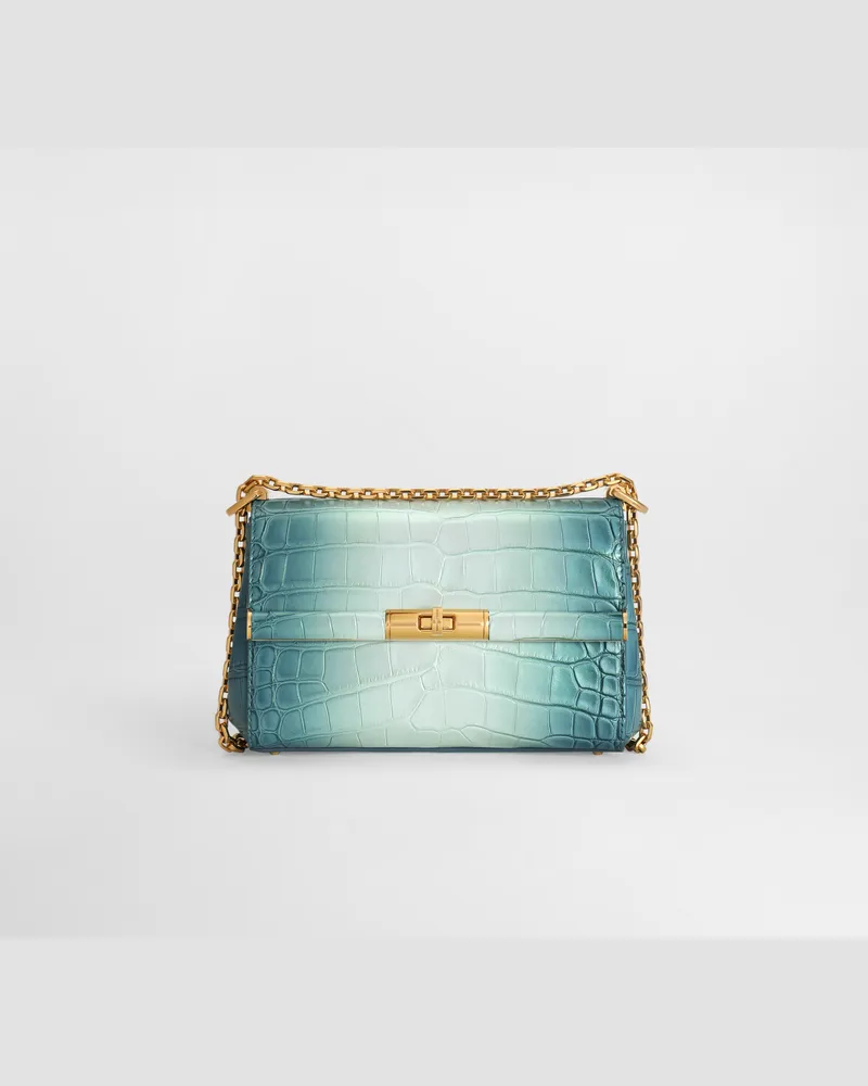 Dolce & Gabbana Marlene City Mini Crossbody Bag In Alligator - Frau Collection Mehrfarbig Mehrfarbig
