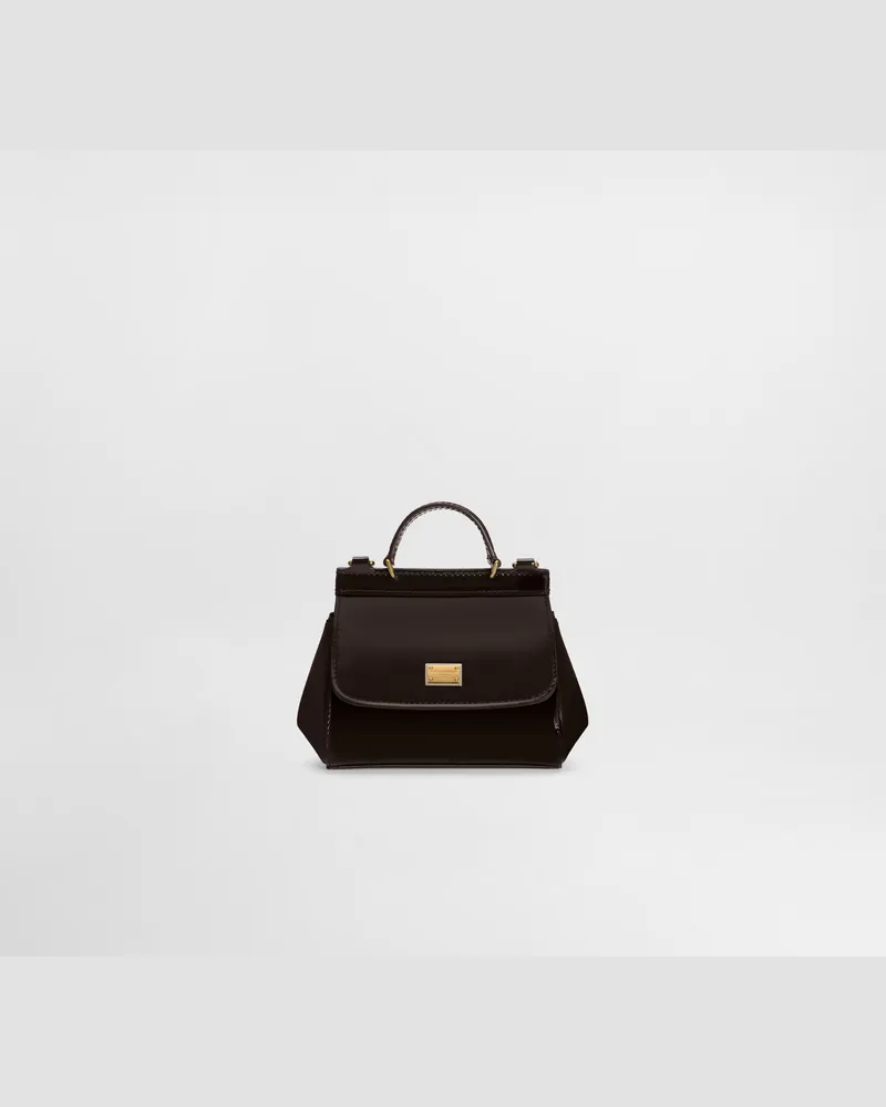 Dolce & Gabbana Schulter- Und Umhängetasche Sicily Aus Lackleder - Frau Collection Leder 