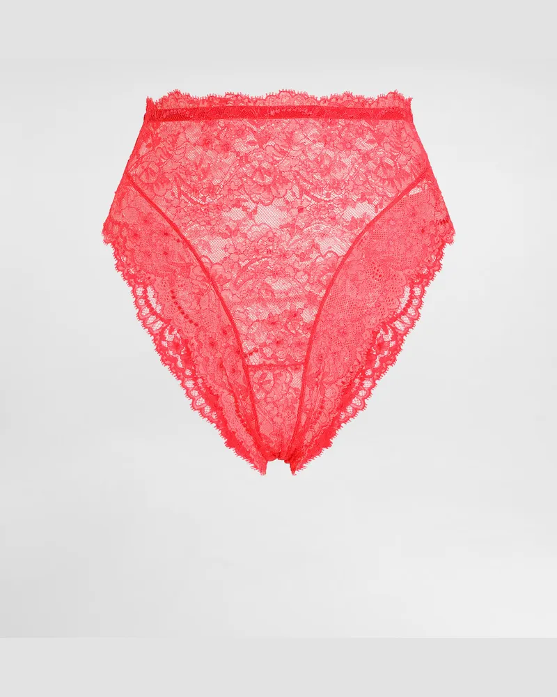 Dolce & Gabbana Slip Alto - Frau Unterwäsche Rot Rot