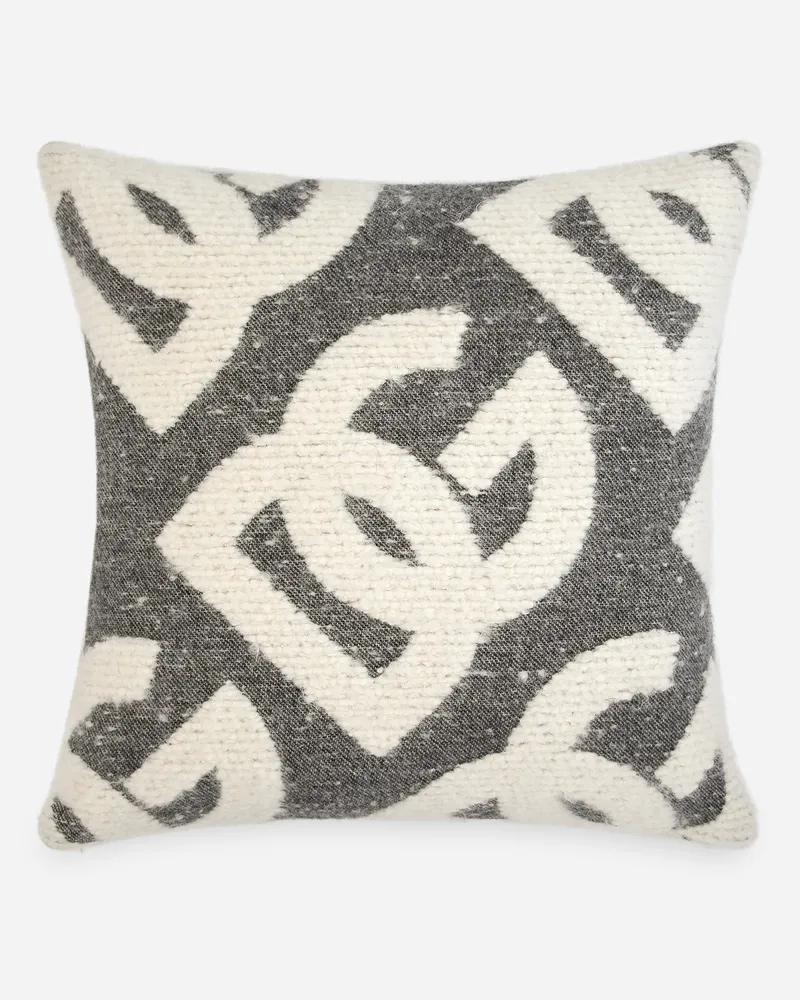Dolce & Gabbana Wool, Silk, And Cashmere Cushion Medium - Mittelgroße Kissen Multicolor Multicolor