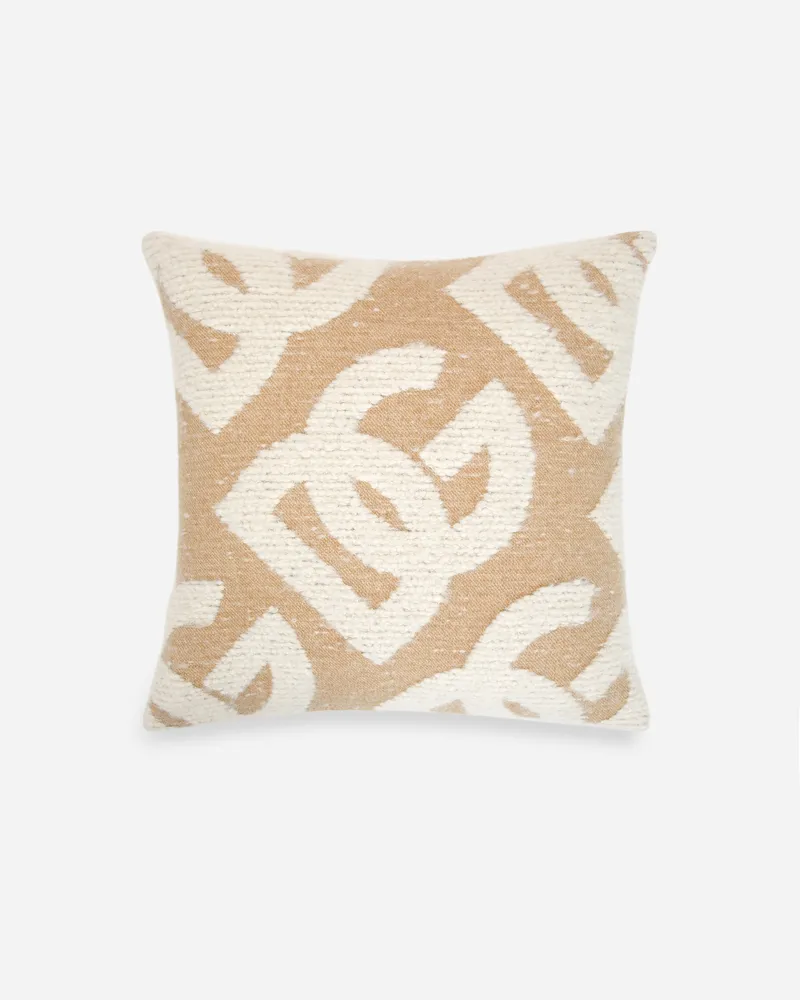 Dolce & Gabbana Wool, Silk, And Cashmere Cushion Medium - Mittelgroße Kissen Multicolor Multicolor