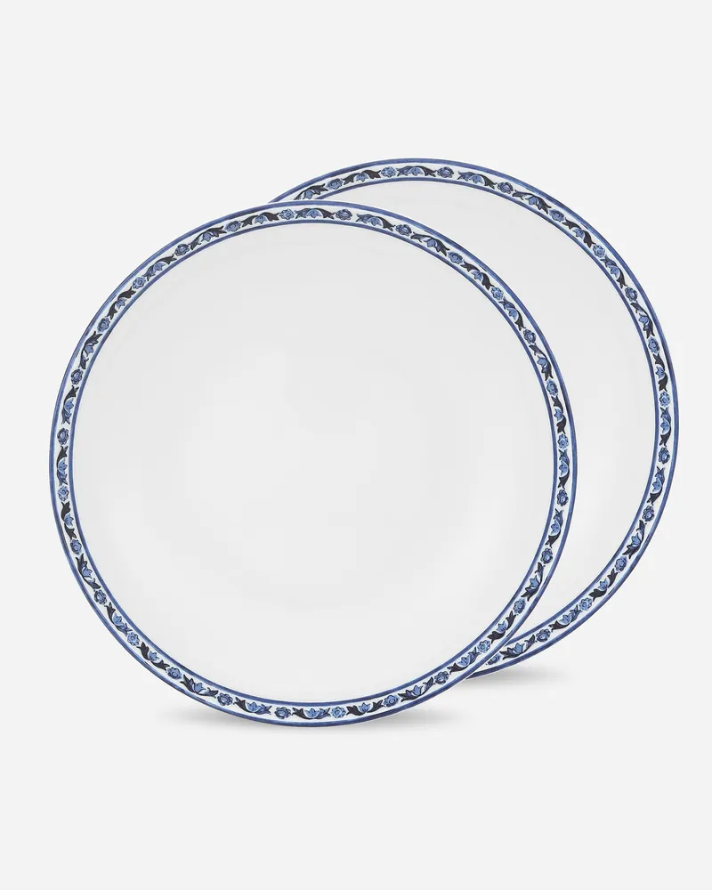 Dolce & Gabbana 2er-set Tiefe Teller Aus Porzellan - Suppenteller Mehrfarbig Mehrfarbig
