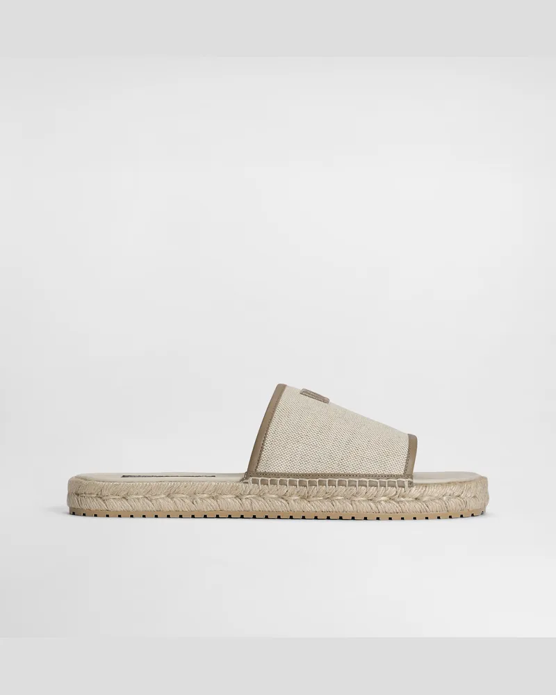 Dolce & Gabbana Espadrilles Aus Canvas - Mann Sandalen Und Slides Mehrfarbig Mehrfarbig