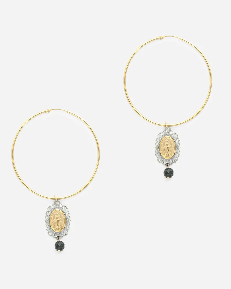 Dolce & Gabbana Sicily Hoop Earrings - Frau Bijoux Gold Gold