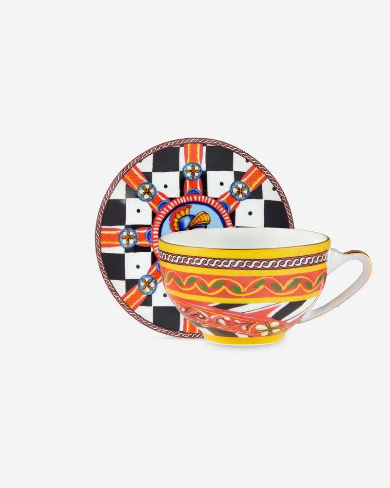 Dolce & Gabbana Porcelain Tea Set - Teetassen Mehrfarbig Mehrfarbig