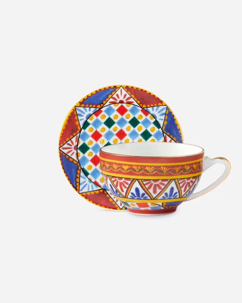 Dolce & Gabbana Porcelain Tea Set - Teetassen Mehrfarbig Mehrfarbig