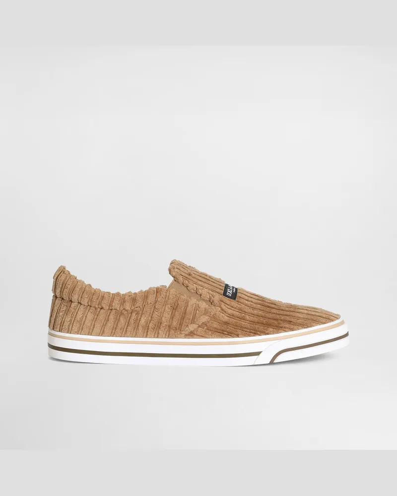 Dolce & Gabbana Sneaker Dg Sailing Aus Cord - Mann Sneakers Beige Beige