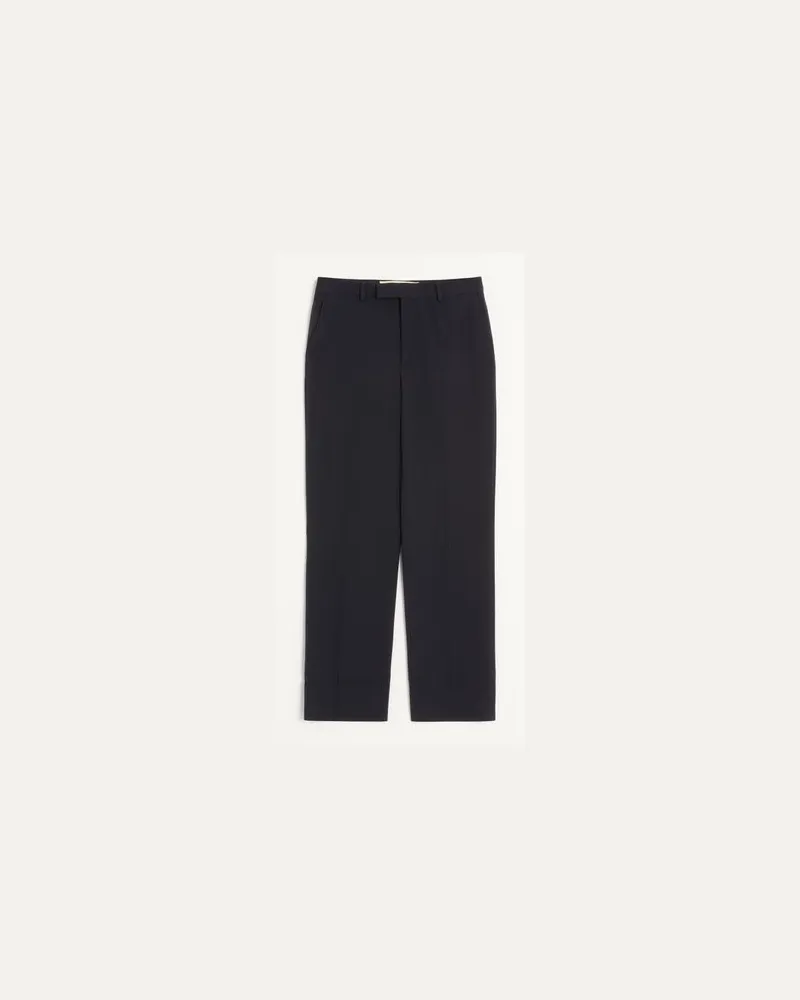 Valentino Garavani Hose Aus Wollgabardine Mann MARINEBLAU Marineblau