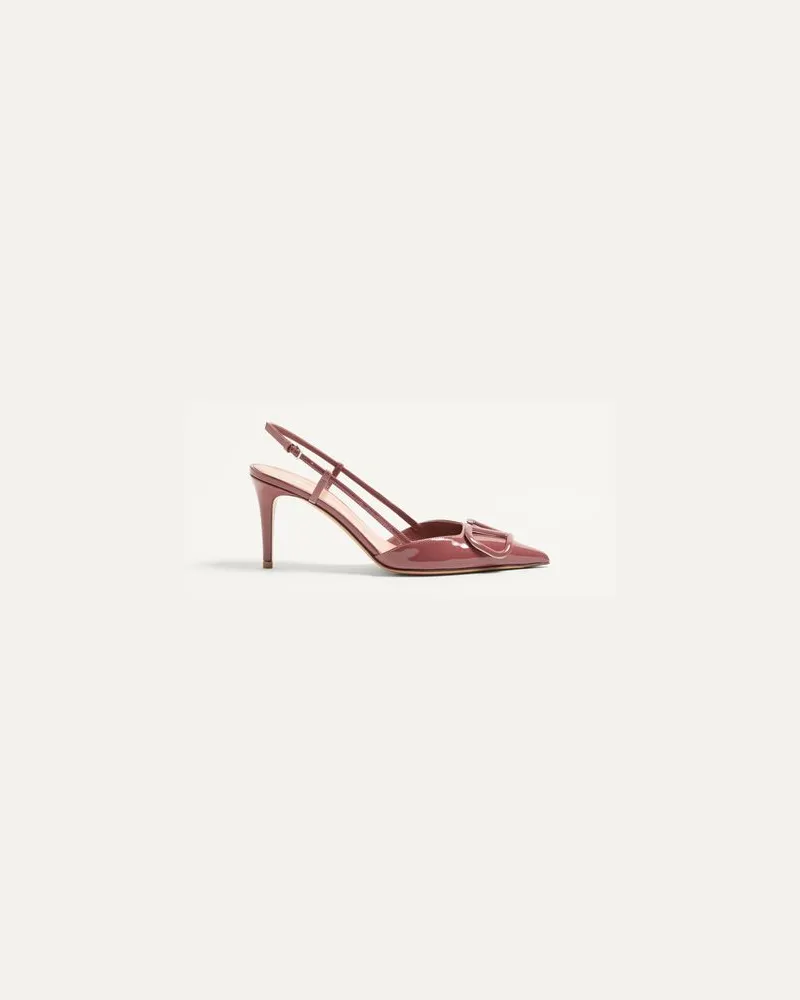 Valentino Garavani Escarpins À Bride Arrière VLogo Signature Vernis. Talon : 80 Mm Frau BRAUN Braun
