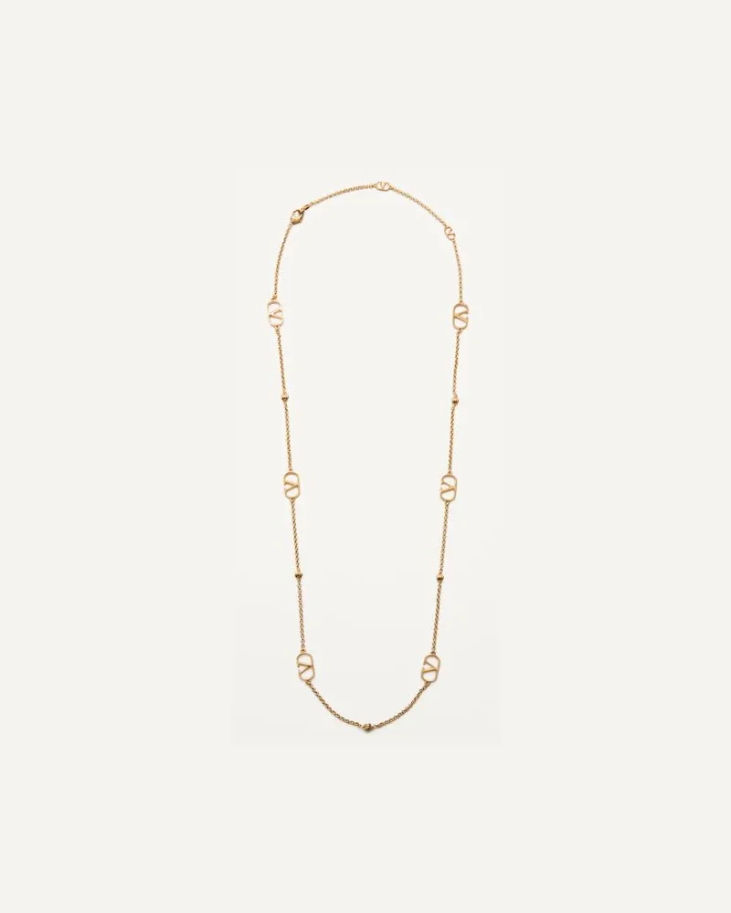 Valentino Garavani Halskette Vlogo Signature Aus Metall Mann GOLD Gold