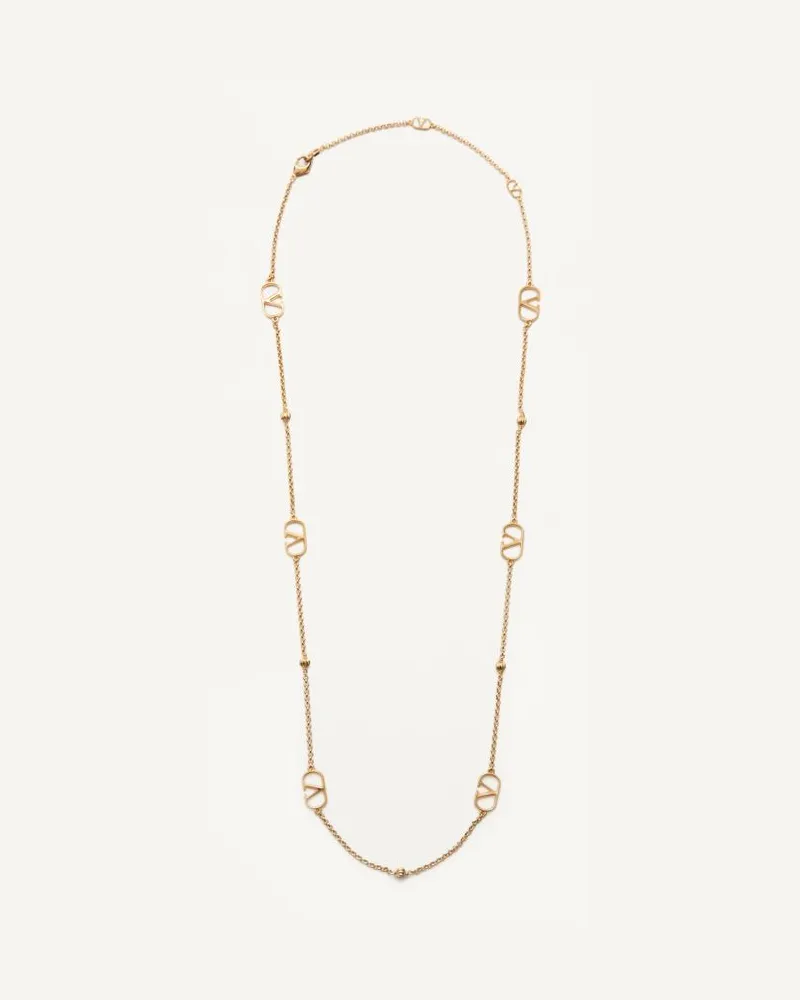 Valentino Garavani Halskette Vlogo Signature Aus Metall Mann GOLD Gold