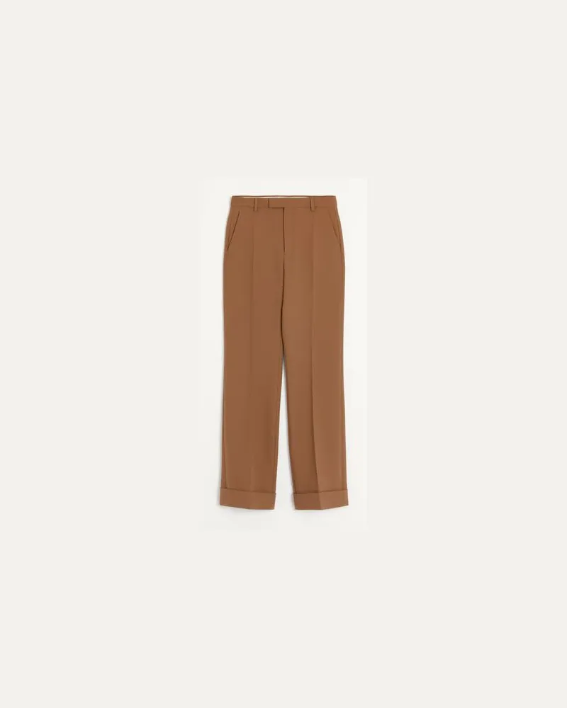 Valentino Garavani Hose Mit Bündchen Aus Nylongabardine Mann NUT Nut