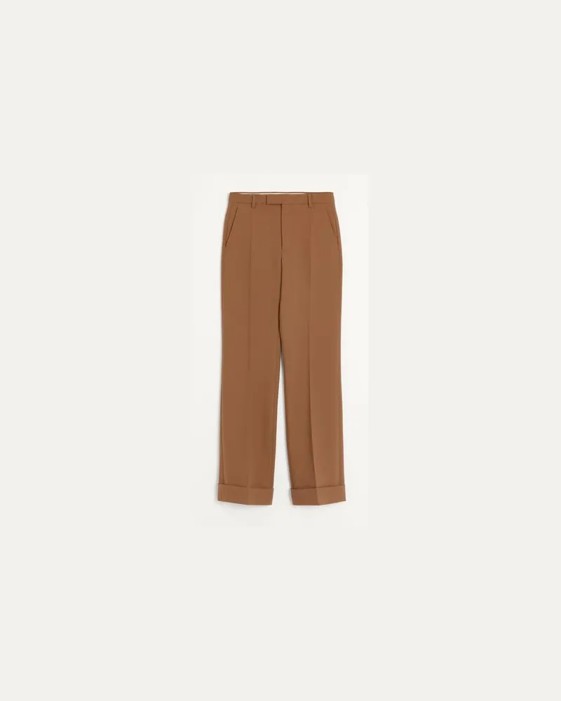 Valentino Garavani Hose Mit Bündchen Aus Nylongabardine Mann NUT Nut