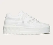 One Stud Xl Sneakers Aus Nappaleder Frau WEIß
