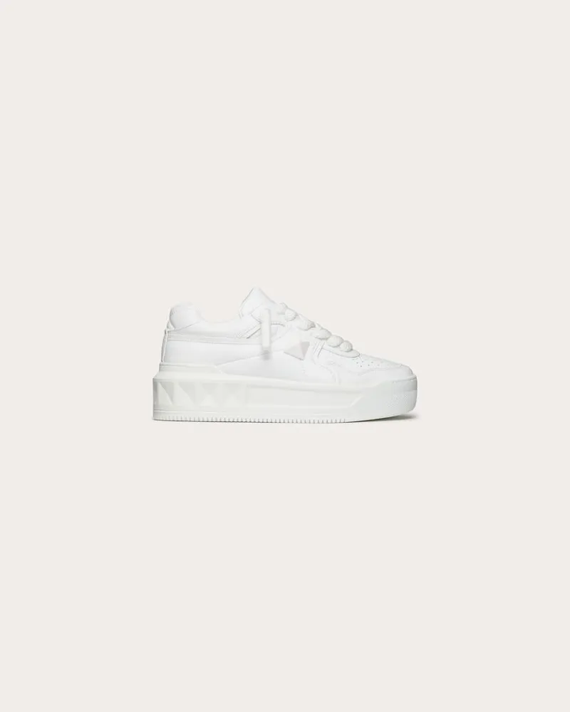 Valentino Garavani One Stud Xl Sneakers Aus Nappaleder Frau WEIß Weiß