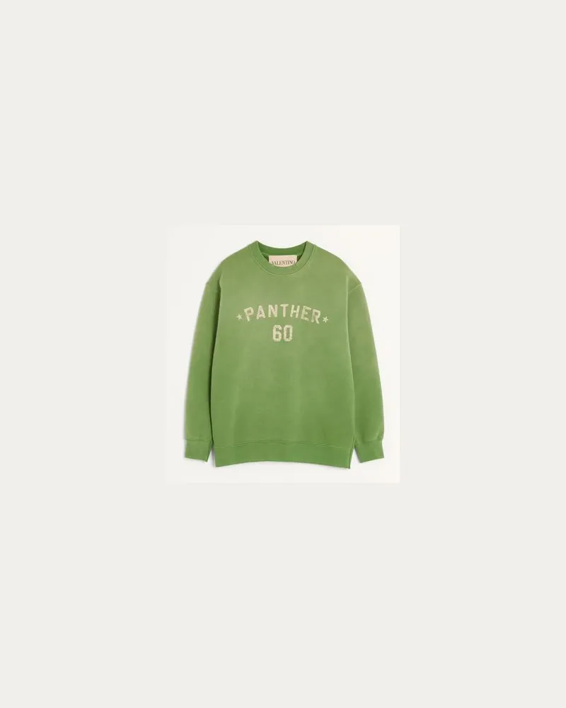 Valentino Garavani Sweatshirt Aus Baumwolle Mit Chez Valentino Print und Stickerei. Mann LAUREL Laurel