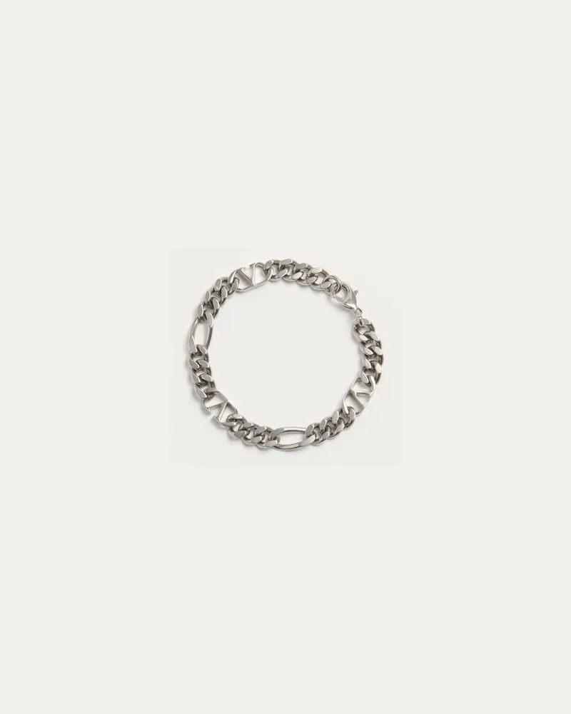 Valentino Garavani Armreif Vlogo Signature Aus Metall Mann PALLADIUM Palladium