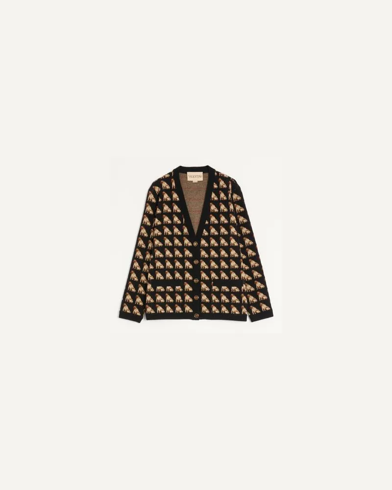 Valentino Garavani Wollcardigan Frau SCHWARZ Schwarz