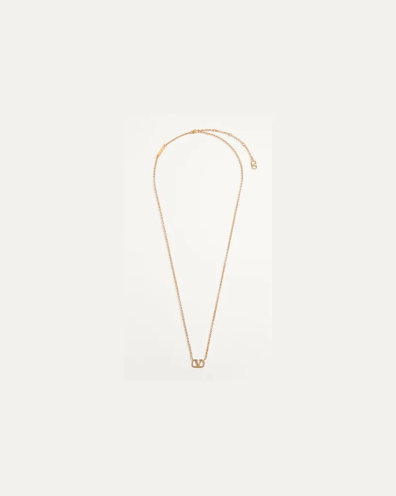 Valentino Garavani Halskette Vlogo Signature Aus Metall Mann GOLD Gold
