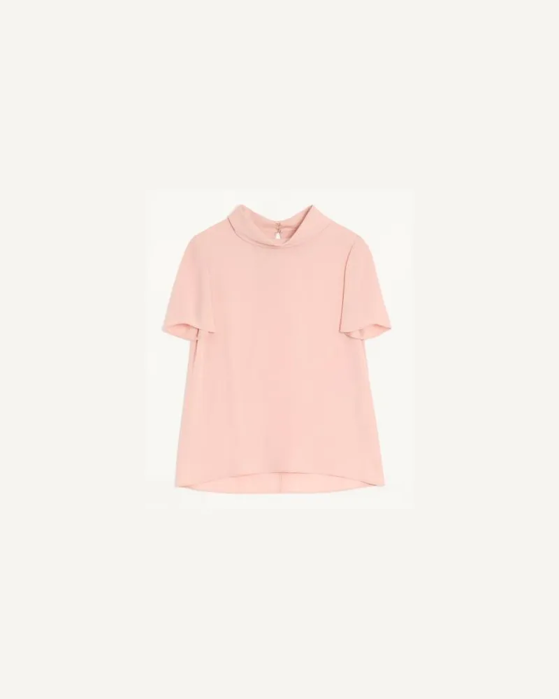 Valentino Garavani Top Aus Georgette Frau ROSA Rosa