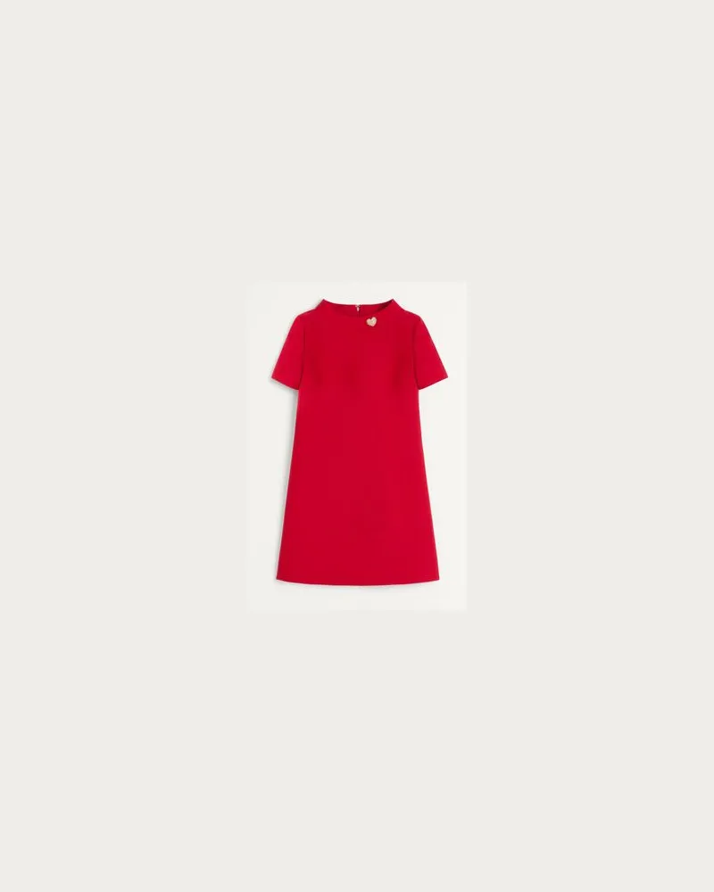 Valentino Garavani Kurzes Crepe Couture Kleid Frau PARIS Paris