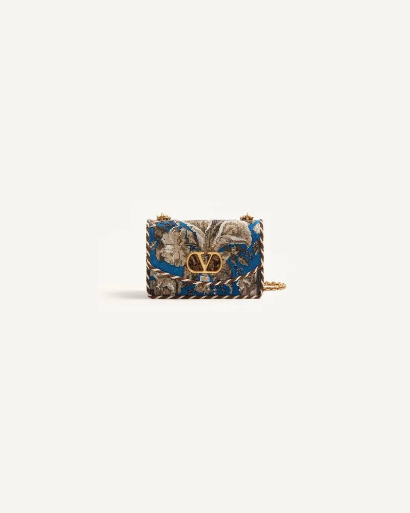 Valentino Garavani Valentino Garavani Vain Bestickte Schultertasche Frau MULTICOLOR/SCHWARZ Multicolor