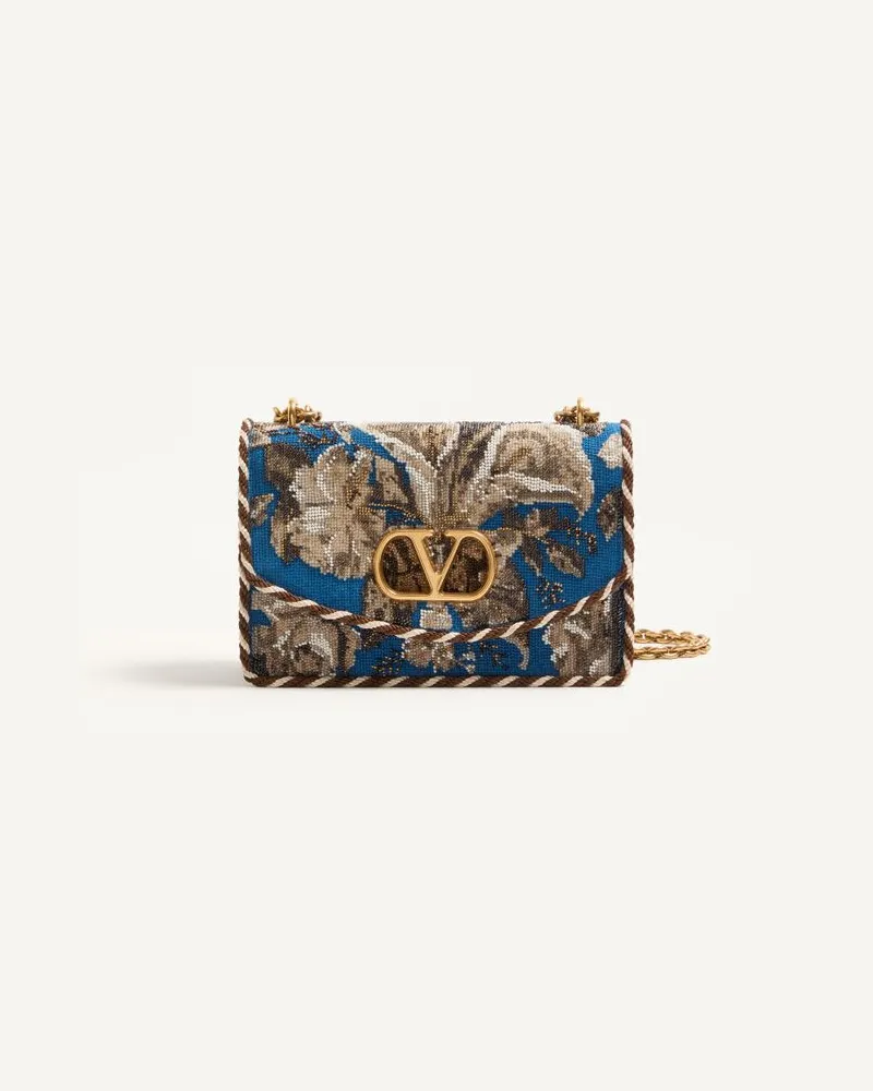Valentino Garavani Valentino Garavani Vain Bestickte Schultertasche Frau MULTICOLOR/SCHWARZ Multicolor