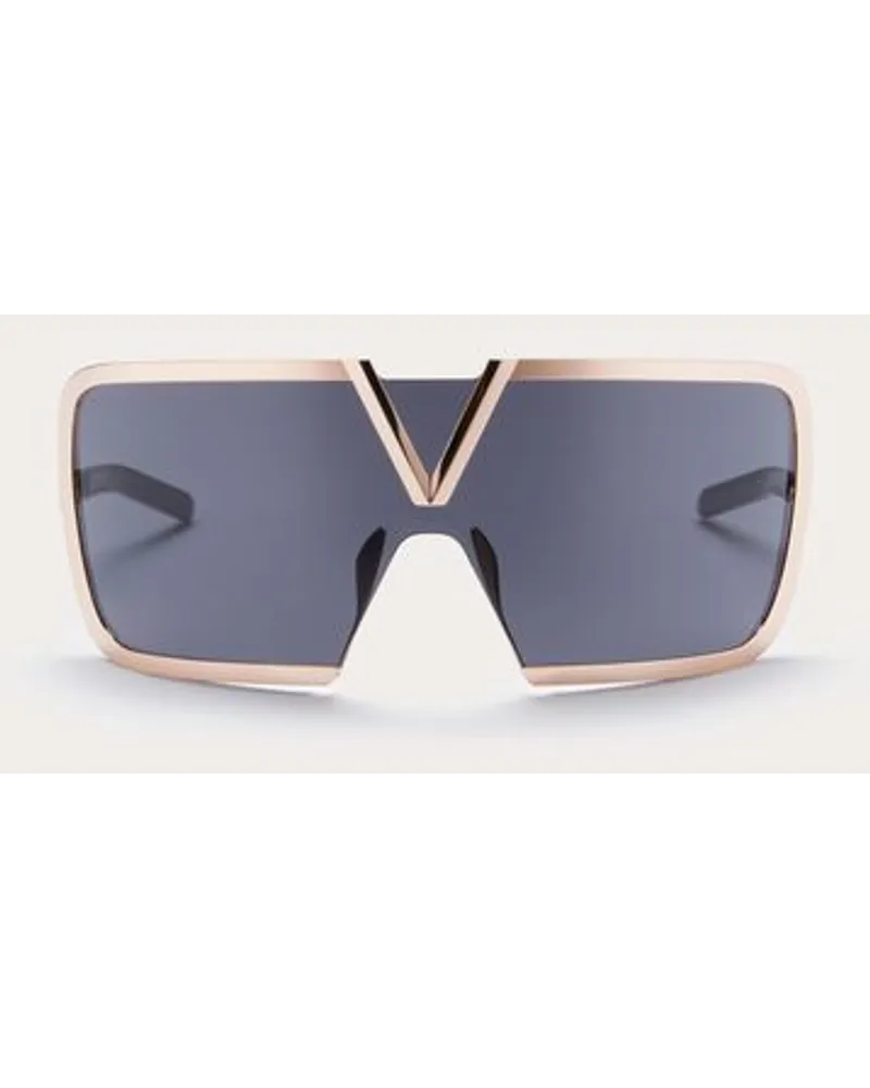 Valentino Garavani CHARAKTERISTISCHE OVERSIZED V - ROMASK MASKENBRILLE1 Roségold